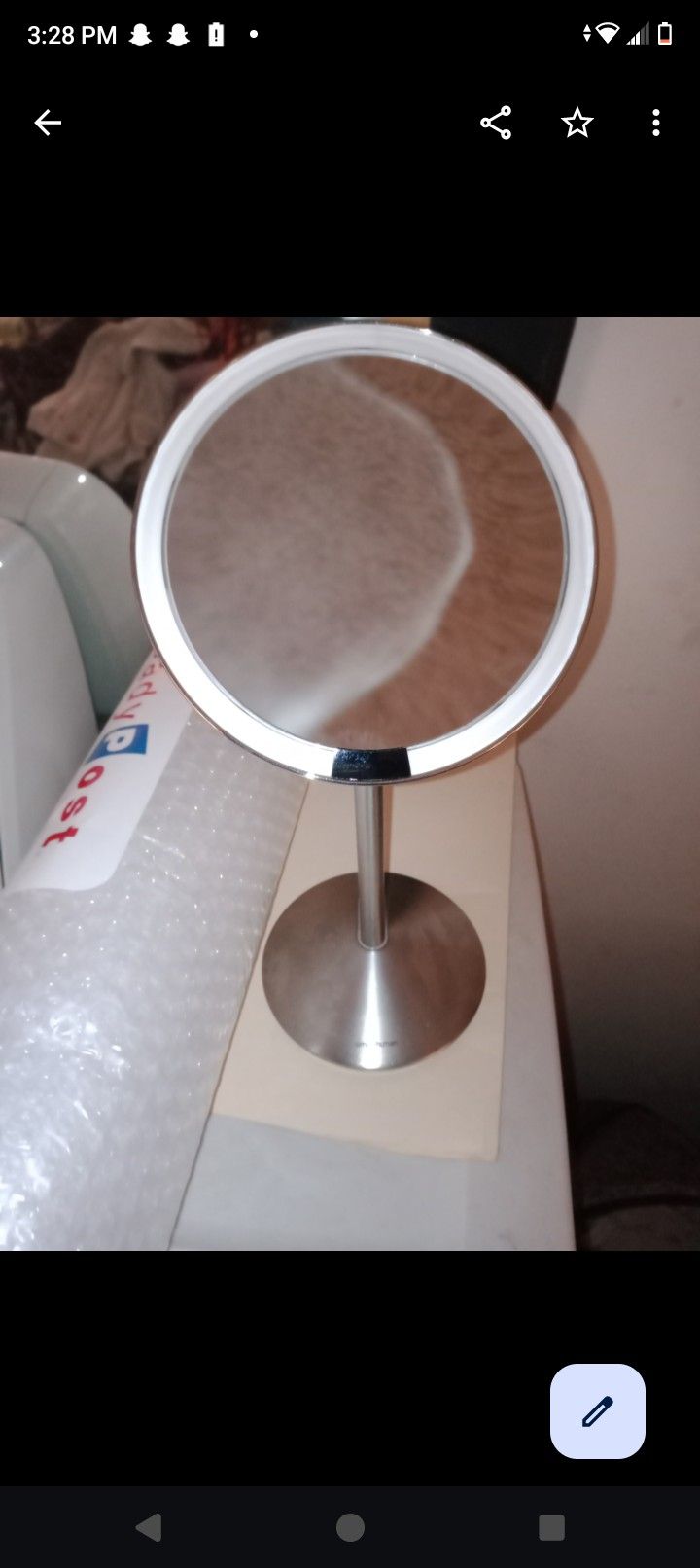 Simple Human Vanity Mirror