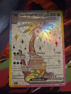 Pokemon Alolan Exeggutor EX 225 Surging Sparks