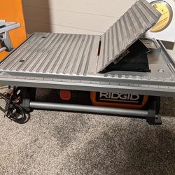 7" Wet Tile Saw Table Top Or Stand 