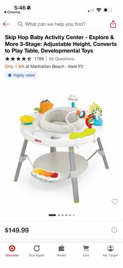 Skip hop baby activity center