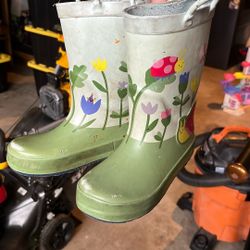 Rain boots Spring Flowers 