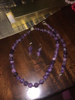 Necklace, bracelet & earring set