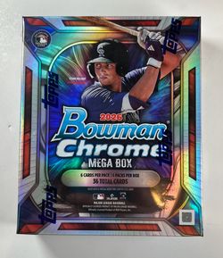 2026 Bowman Chrome Baseball MEGA BOX - NEW SEALED - IN HAND