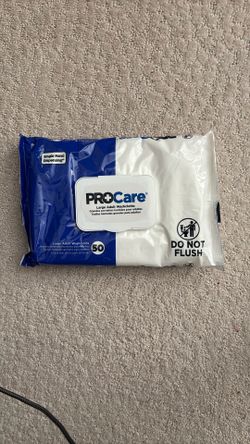 Procare Adult Washcloth, 12 InX 8 In, Soft Pack Of 50