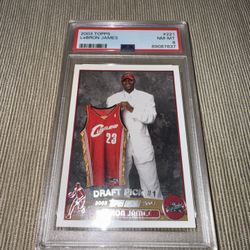 Lebron James Topps Rookie Card Psa10
