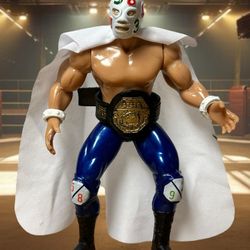 El Matematico Luchador  figure, 7” inches tall