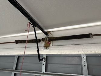 Overhead Garage Door Broken Spring Opener Off Track Replace And Adjustment