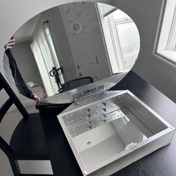 30 Inch Oval Medicine Cabinet 