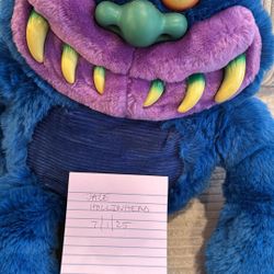 Vintage 2001 My Pet Monster Talking Plush Toy