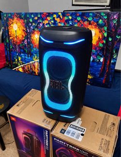 JBL PartyBox 130 Portable Bluetooth Speaker + Wireless Microphone | 200W JBL Sound | AI Sound Boost