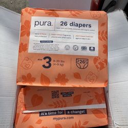 Pura Size 3 Diapers 78ct