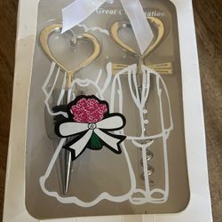 Love Heart Corkscrew Wine Bottle Opener+Wine Stopper  Bottle Opener Set 
