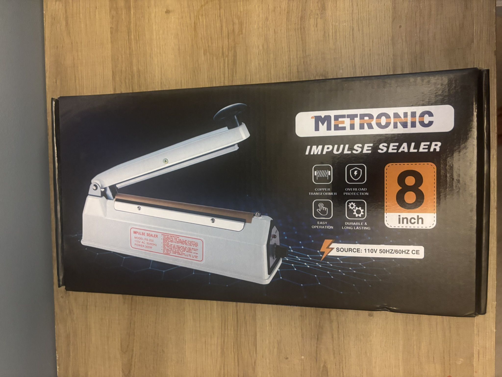 Metronic 8-inch Impulse Sealer|Brand New| Never Opened