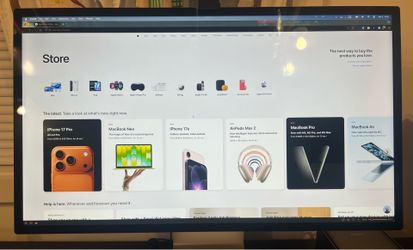 Apple Studio Display with adjustable hight