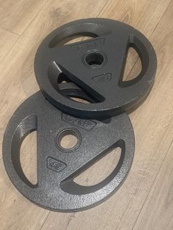 2x 45Lb CAP weights