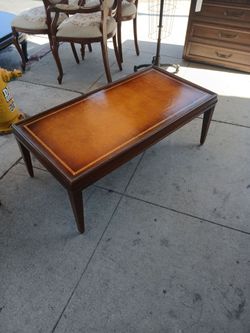 vintage mahogany coffee table
