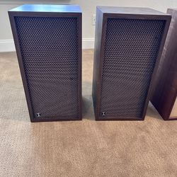 Vintage Speaker Collection – 4 Pairs (Heathkit, Optimus, Kenwood) – Bundle Deal