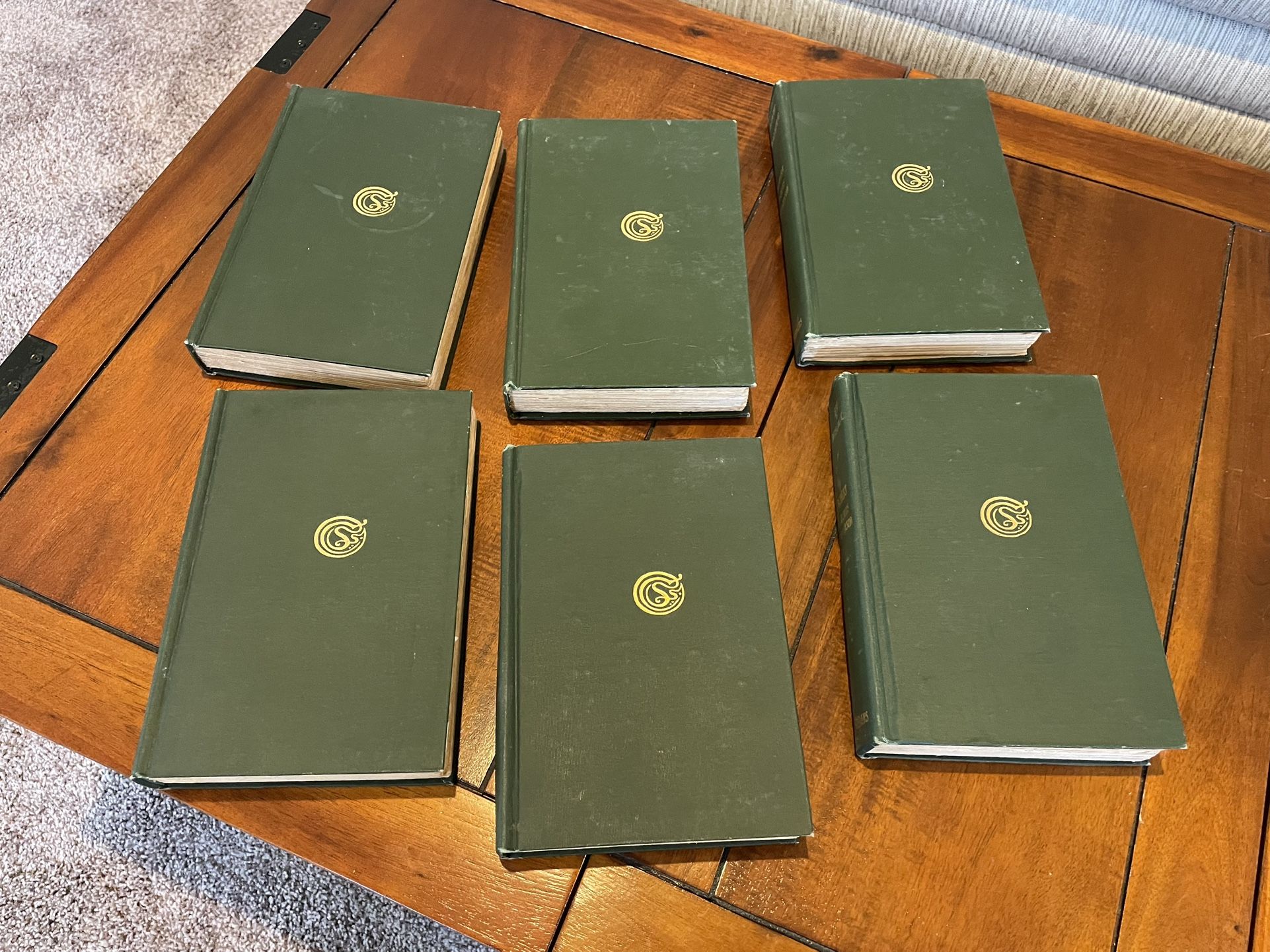 Antique Books - Six Robert Louis Stevenson Novels
