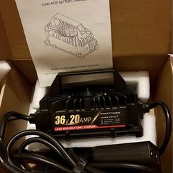 36 Volt 20 Amp Golf Carts Battery Charger for EZGO TXT with D Style Plug,Upgraded IP67 Waterproof