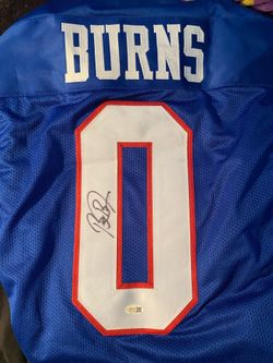 Brian burns #0 officially signed  New York Giants jersey