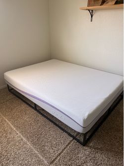 Purple queen mattress