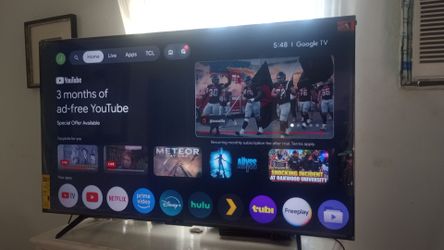 TCL 55” 4K UHD Smart TV – Model 55S551G