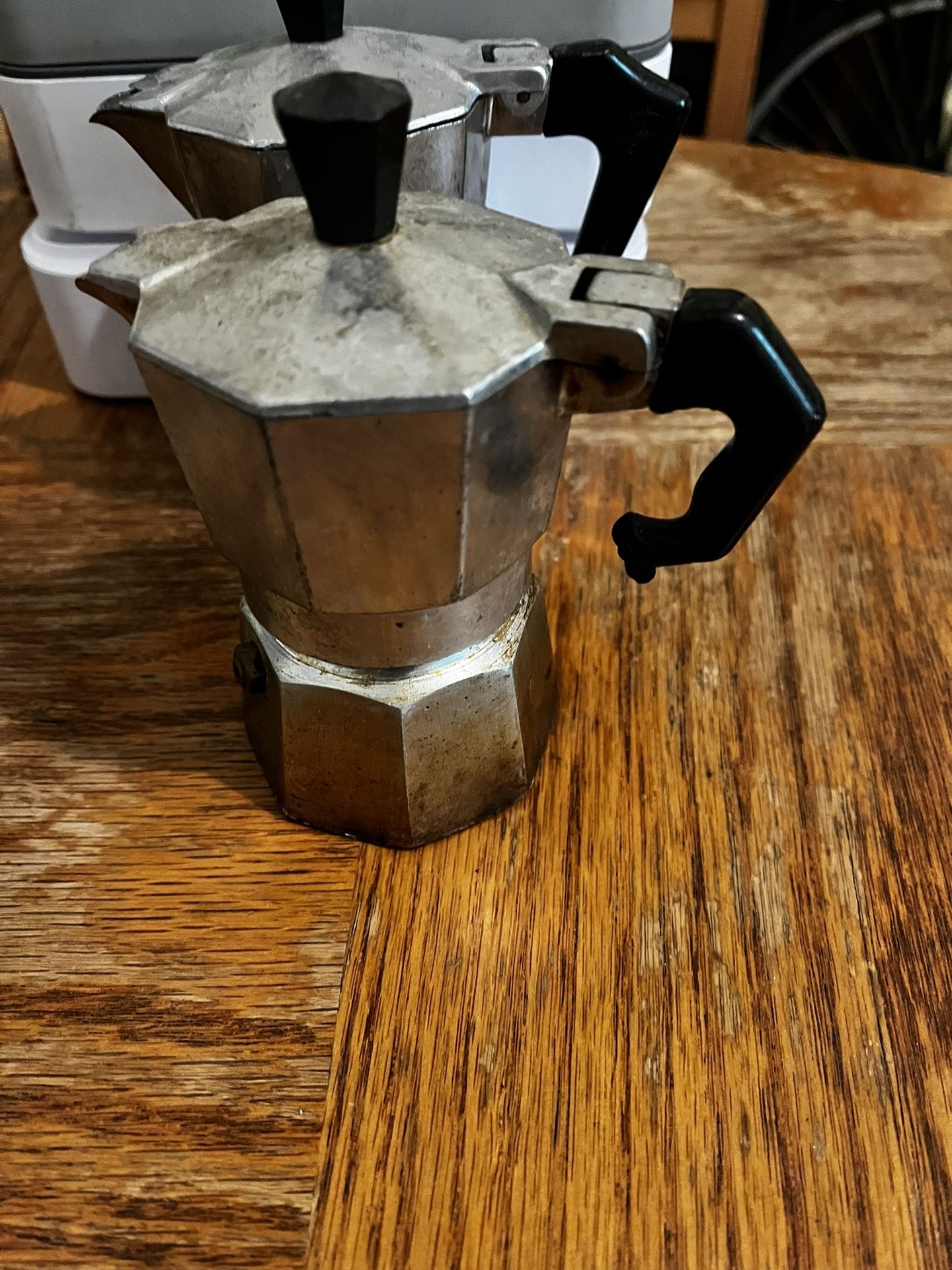 Set Of 2 Mini Mokka Espresso Coffee Pot