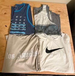 Mens tanks/shirts lot size small