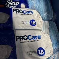 Adult Briefs Sz. Lg 45” - 58” Waist (114cm - 147 cm)