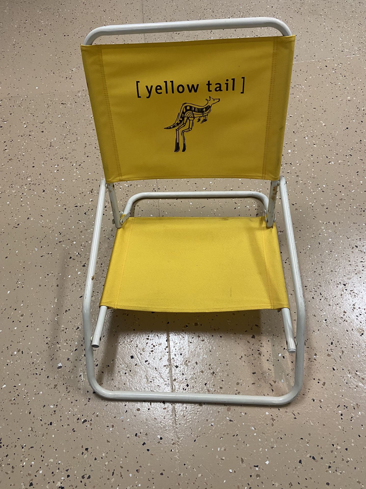 Yellow Tail Folding Beach Chair
