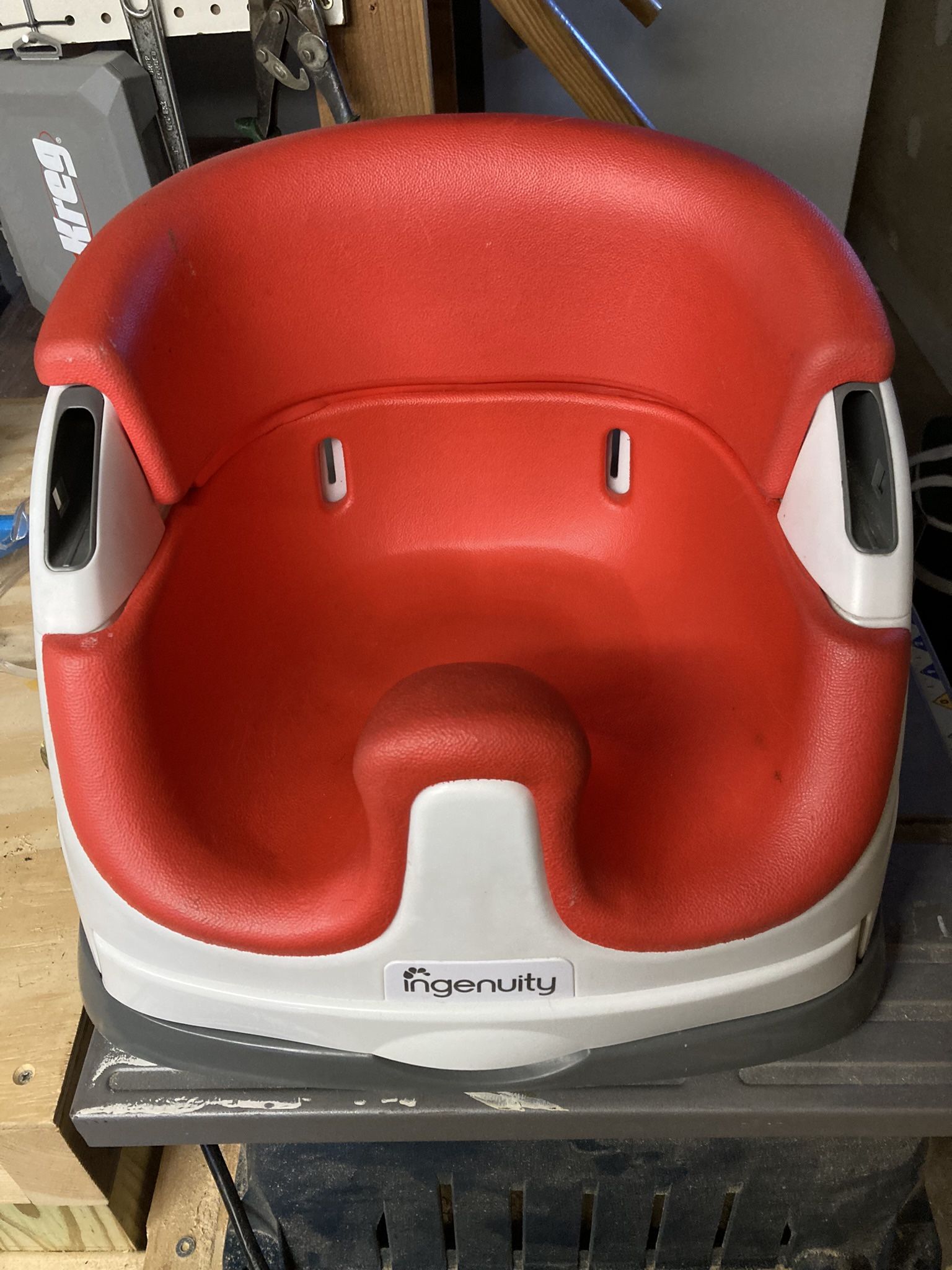 Ingenuity Baby Base 2-in-1 Booster Seat with stowaway tray