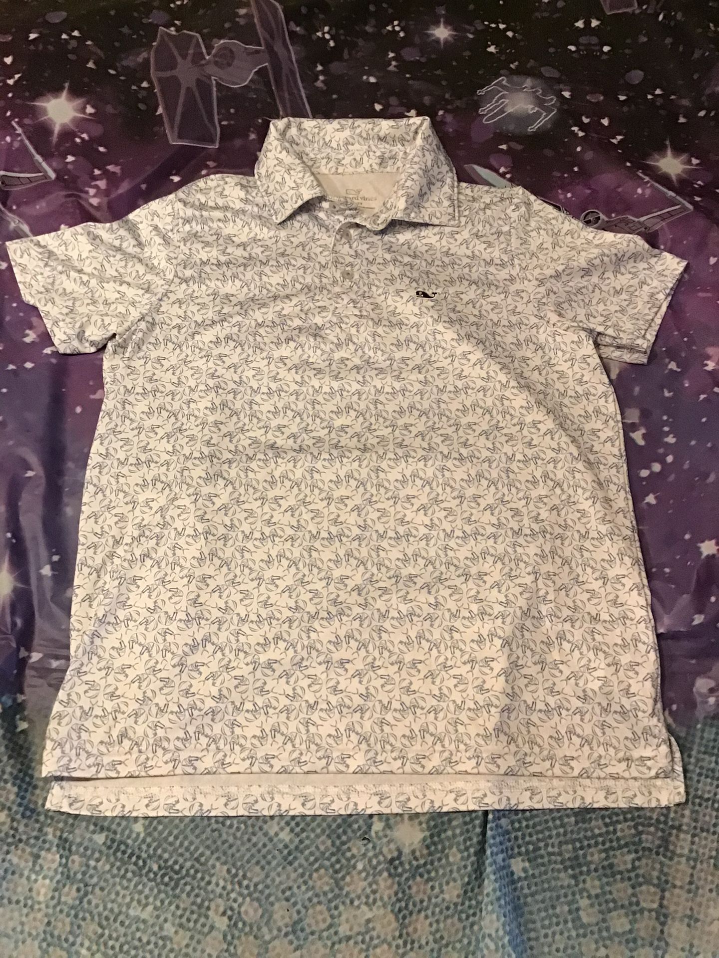 Vineyard Vines Sankaty Boys Polo Shirt Size Medium