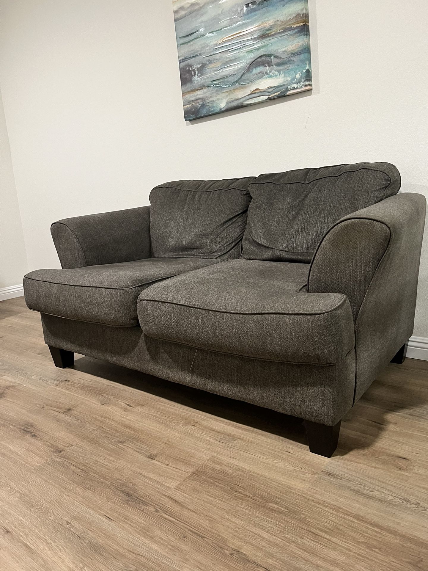 Grey Living Spaces Couch