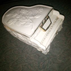 Antique Music Piano Box 