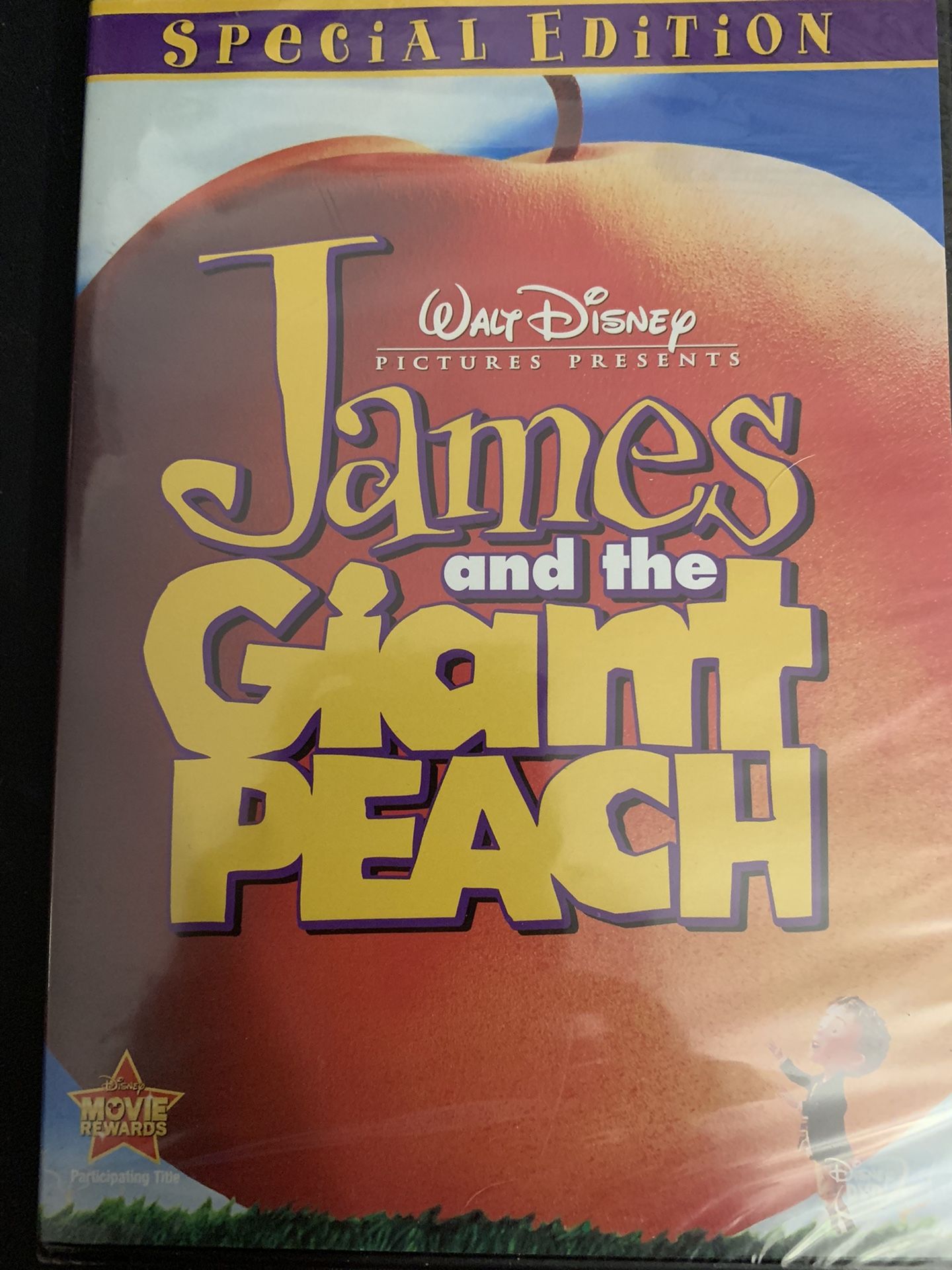 Disney’s JAMES And The GIANT PEACH Special Edition (DVD-1996) NEW!