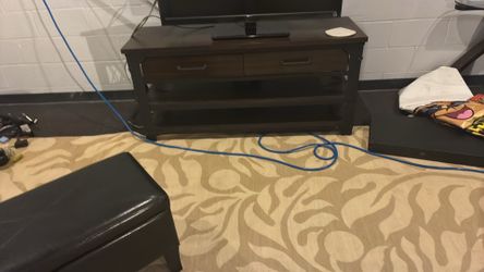 Wood TV stand