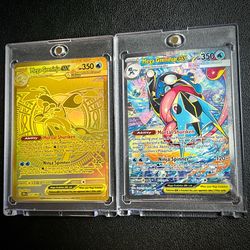Pokemon Mega Greninja ex Lot Hyper Rare Gold 122/086 + SAR 116/086 NM