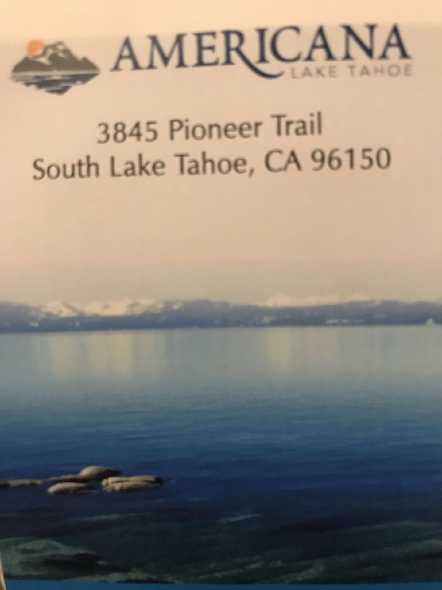 Timeshare in Tahoe