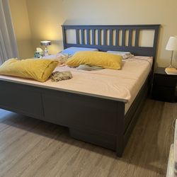 Ikea King Size Bed Frame With Drawers