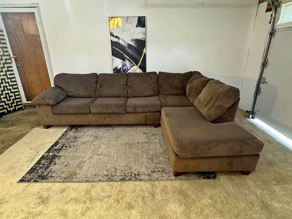 Brown 4-Seater Sectional Sofa