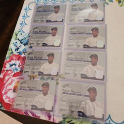 New York Yankees Bernie Williams Eight Ninety Ninety Five Leaf Studio Baseball Cards Lot 