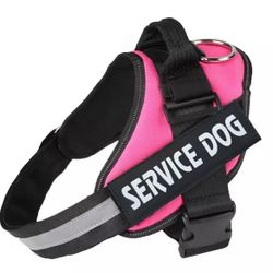 Service Dog Harness Pink color Vest