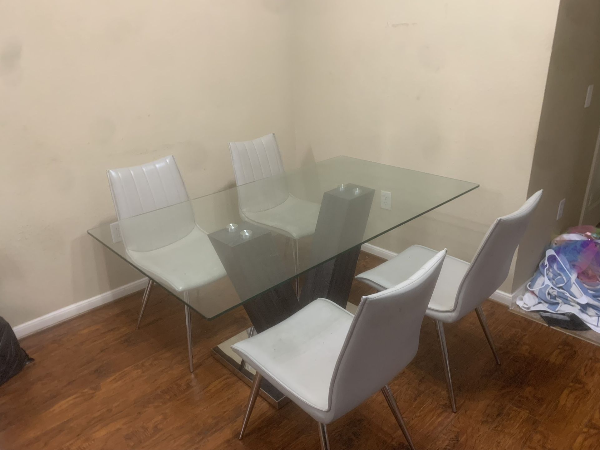 Glass Dining Table 