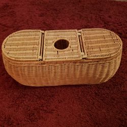 BAMBOO TISSUE AND TOILET PAPER HOLDER