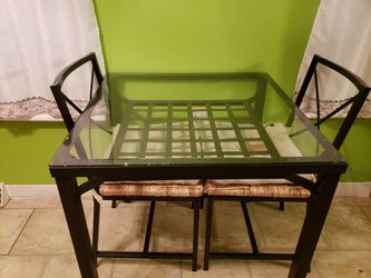 Table with two chairs