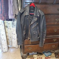 Vintage Motorcycle Jacket, Wilson