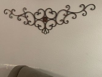 Metal wall art