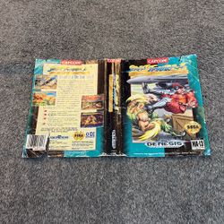 Sega Genesis Street Fighter 2 Special Champion Edition Cover Art 