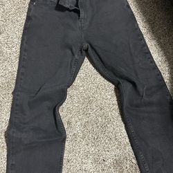 Loose Baggy Black Jeans Hollister 