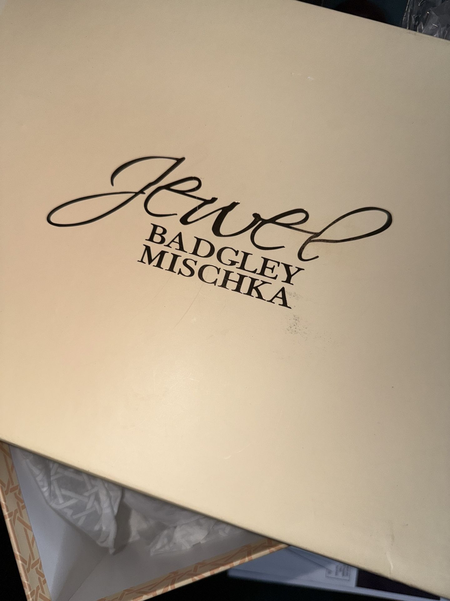 Jewel Badgley Mischka Crystal Heels – Size 9.5 – Worn Once